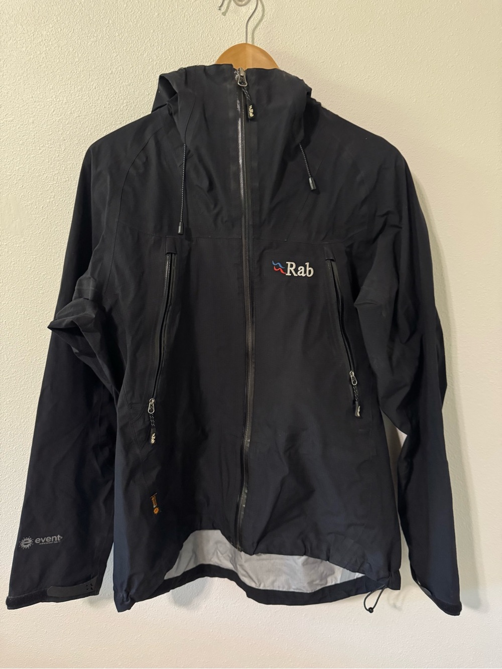 Rab Gore-Tex Latok Alpine Jacket Black eVent Waterproof Outdoor Gorpcore-L US